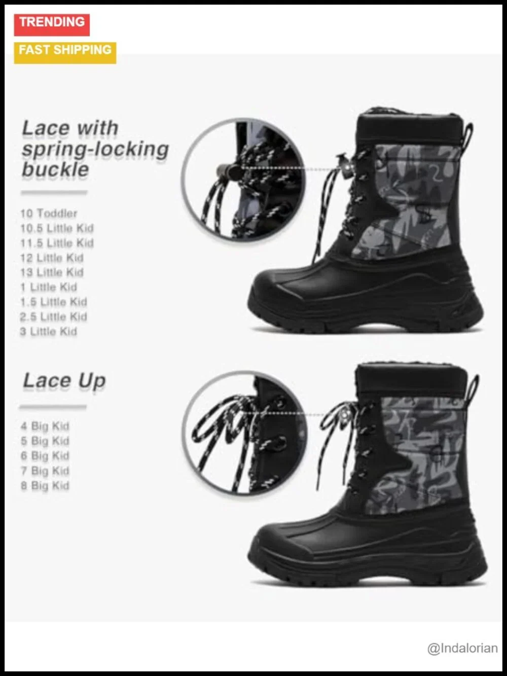 Women's Snow Boots Slip-Resistant Waterproof Winter Fashion Shoes